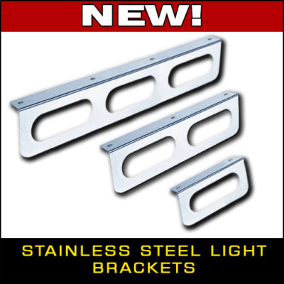 Stainless Steel Oval Light Brackets