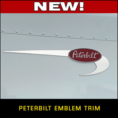 New Peterbilt Emblem Trim!